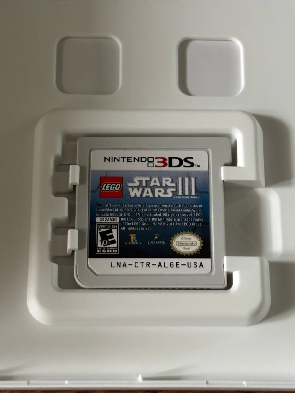 Lego Star Wars III Nintendo 3DS Game - White Case